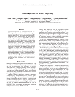 Human Synthesis and Scene Compositing