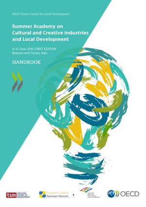 The Value of Culture and the Creative Industries in Local Development © Oecd 2019