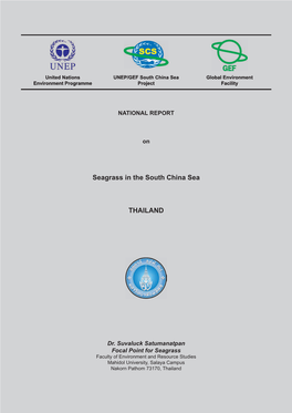 National Report for Seagrass in Cambodia