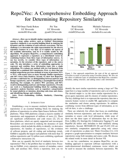 A Comprehensive Embedding Approach for Determining Repository Similarity