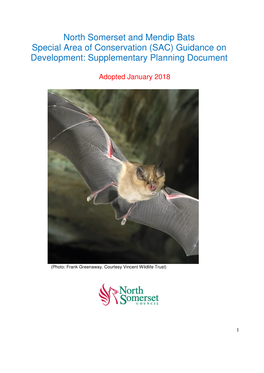North Somerset and Mendip Bats Special Area of Conservation (SAC) Guidance on Development: Supplementary Planning Document