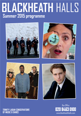 Summer 2015 Programme