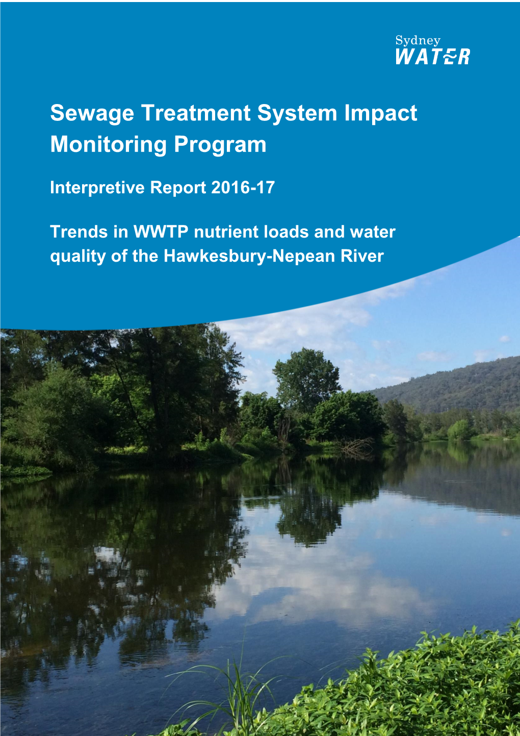 Trends in WWTP Nutrient Loads and Water Quality of the Hawkesbury-Nepean River