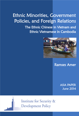 Ethnic Minorities, Government Policies, and Foreign Relations 1