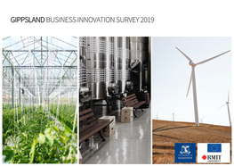 Gippsland Business Innovation Survey 2019