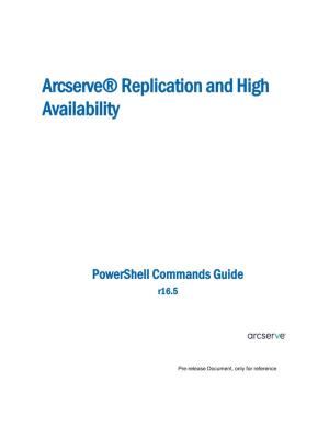 Powershell Commands Guide R16.5