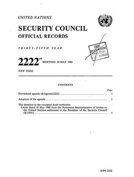 Security Council Official Records