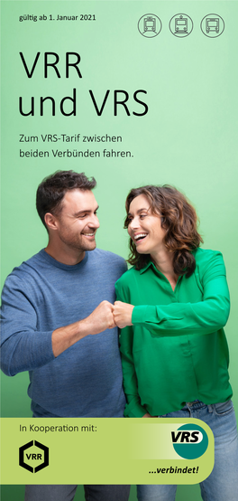 VRR Und VRS Zum VRS-Tarif Zwischen Beiden Verbünden Fahren
