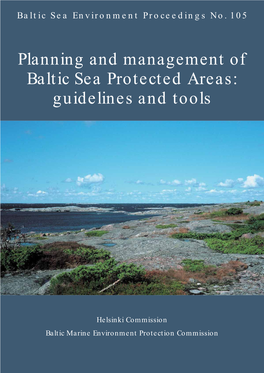 Planning and Management of Baltic Sea Protected Areas: Guidelines and Tools