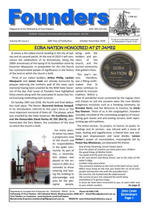Eora Nation Honoured at St James