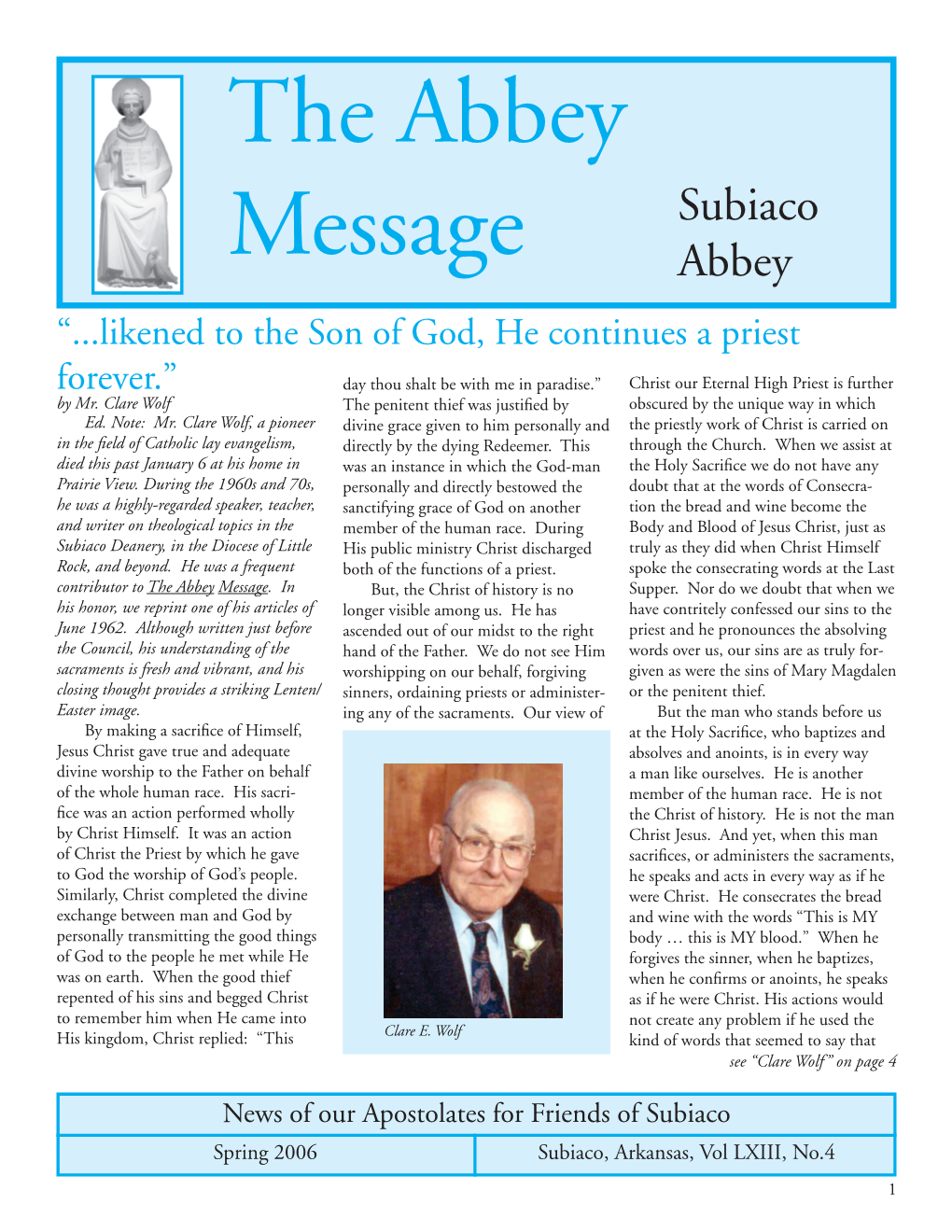 The Abbey Message