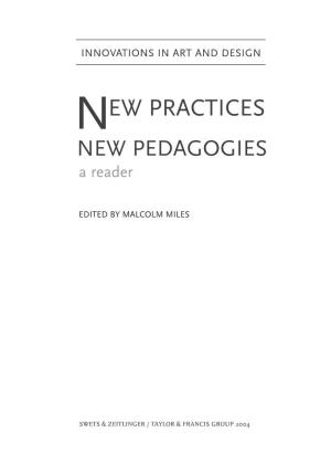 New Practices, New Pedagogies