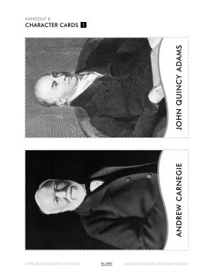 Andrew Carnegie John Quincy Ad
