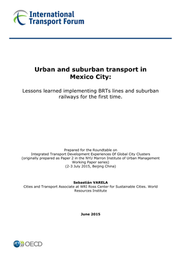 Urban and Suburban Transport in Mexico City