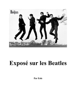 Exposé Sur Les Beatles