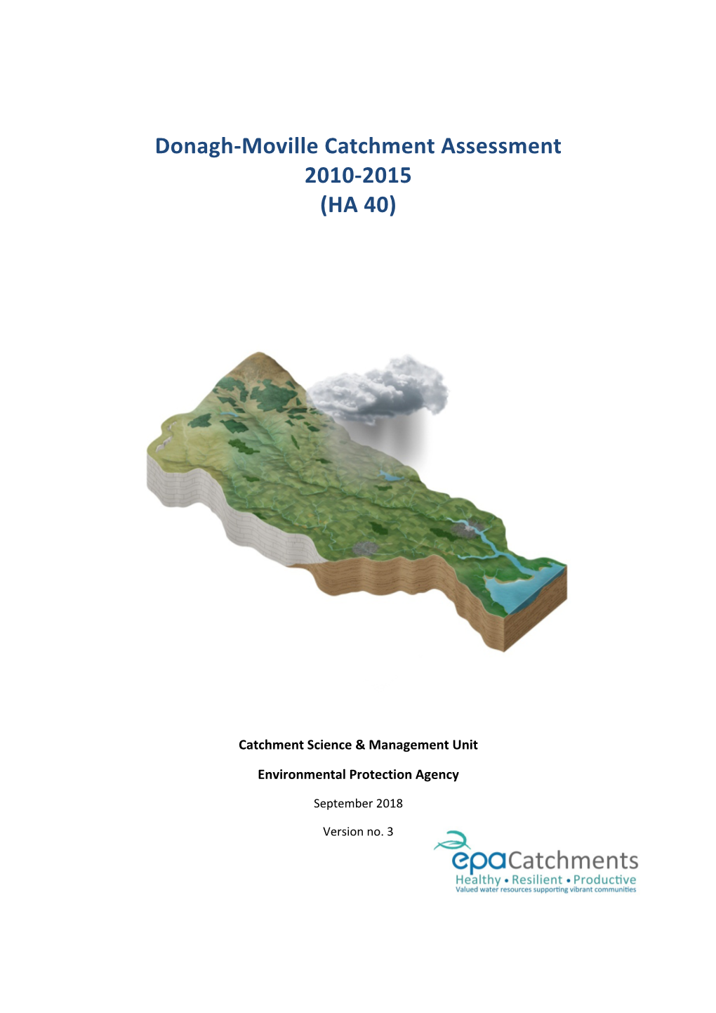 Donagh-Moville Catchment Assessment 2010-2015 (HA 40)