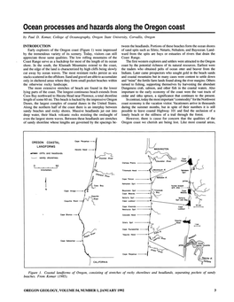 Komar (1992) Oregon Coastal Processes and Hazards