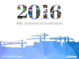M&J Statement of Qualifications
