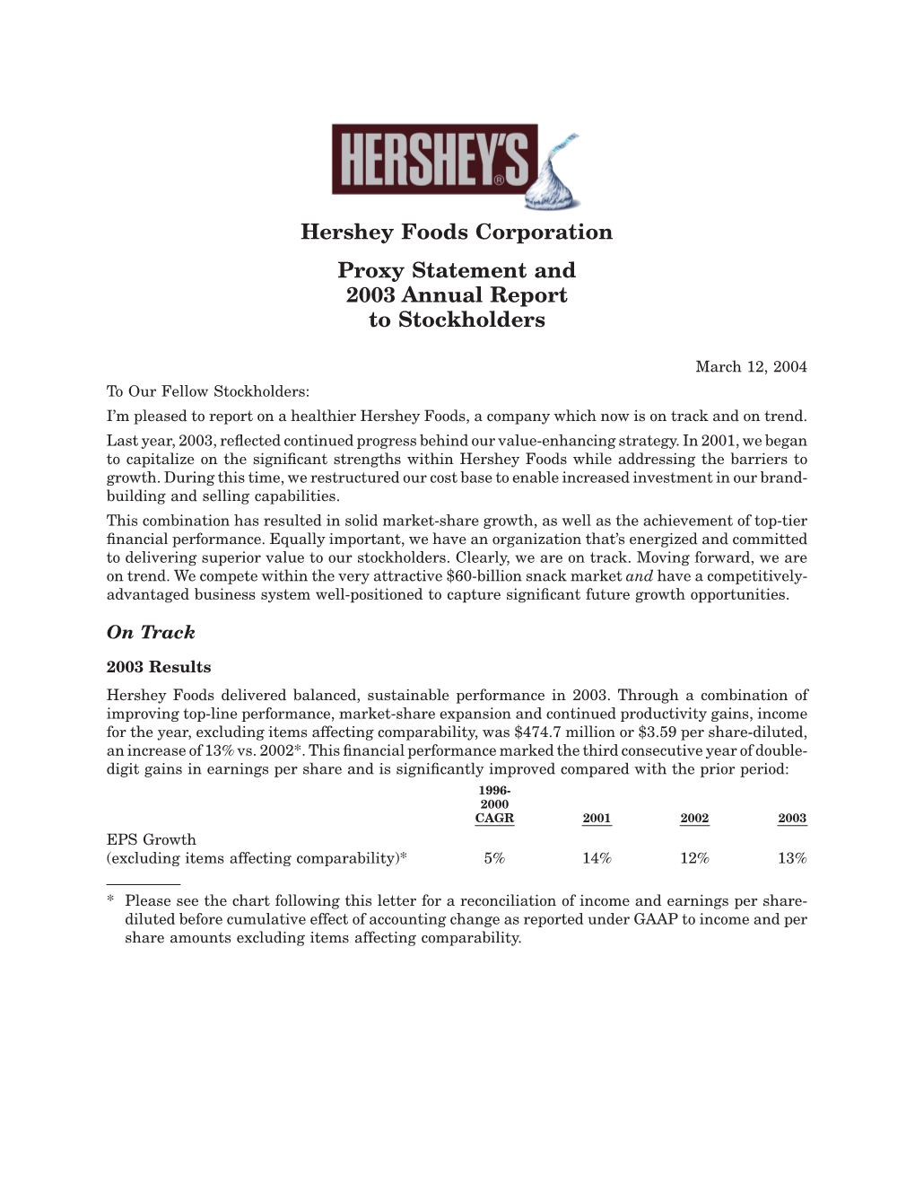 Hershey Foods Corp