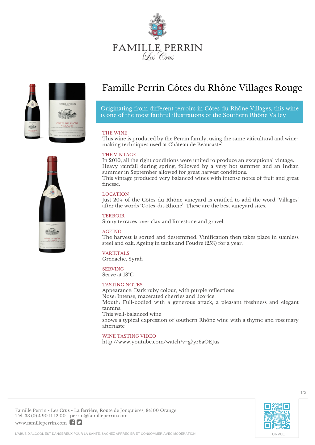 Famille Perrin | Design Vin.Co CRV0E