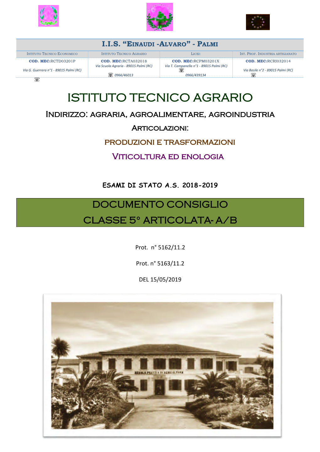 Istituto Tecnico Agrario Licei: Ist