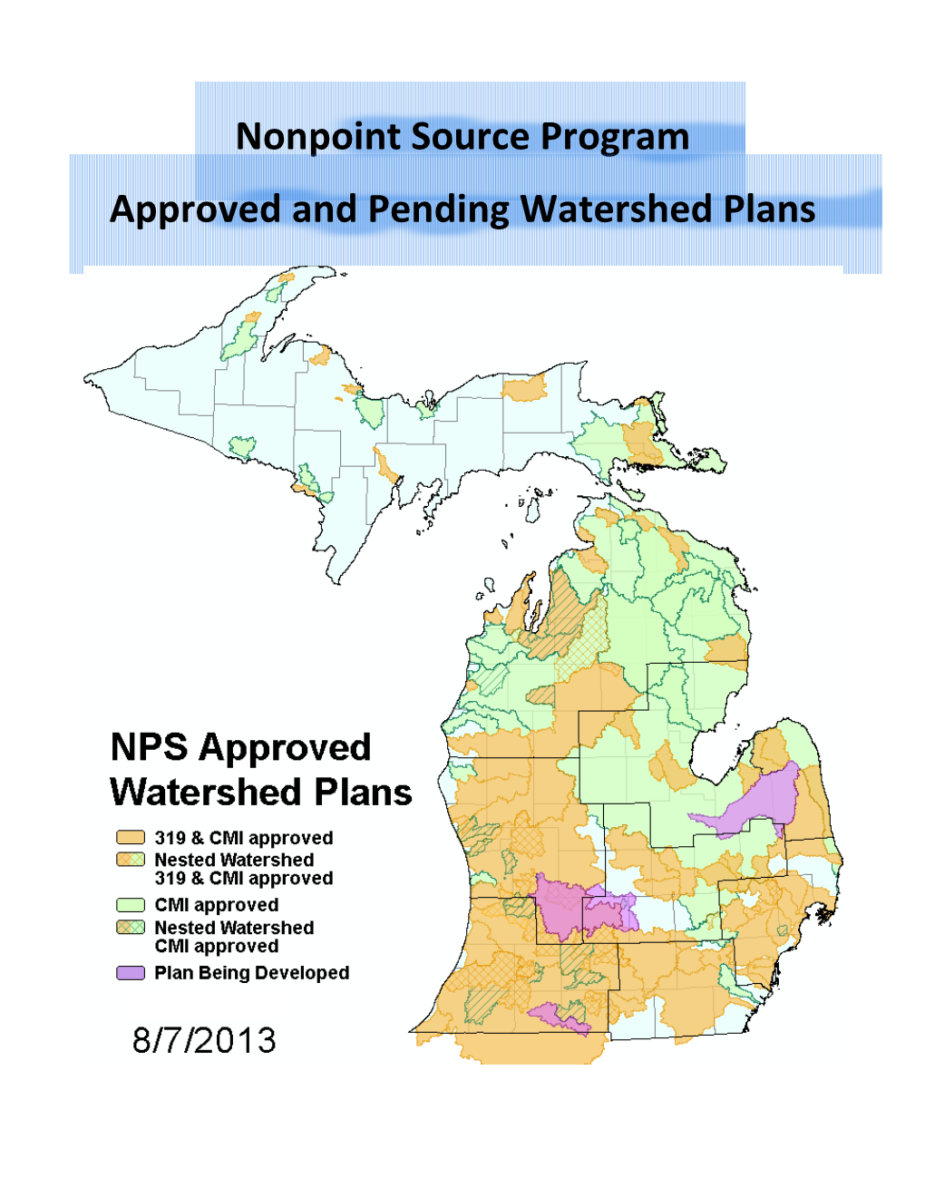 NPS Approved and Pending Watershed Plans