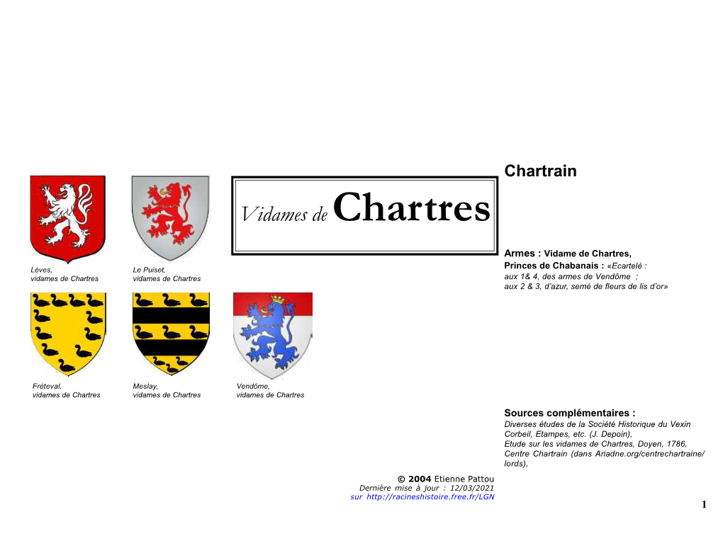 Vidames De Chartres