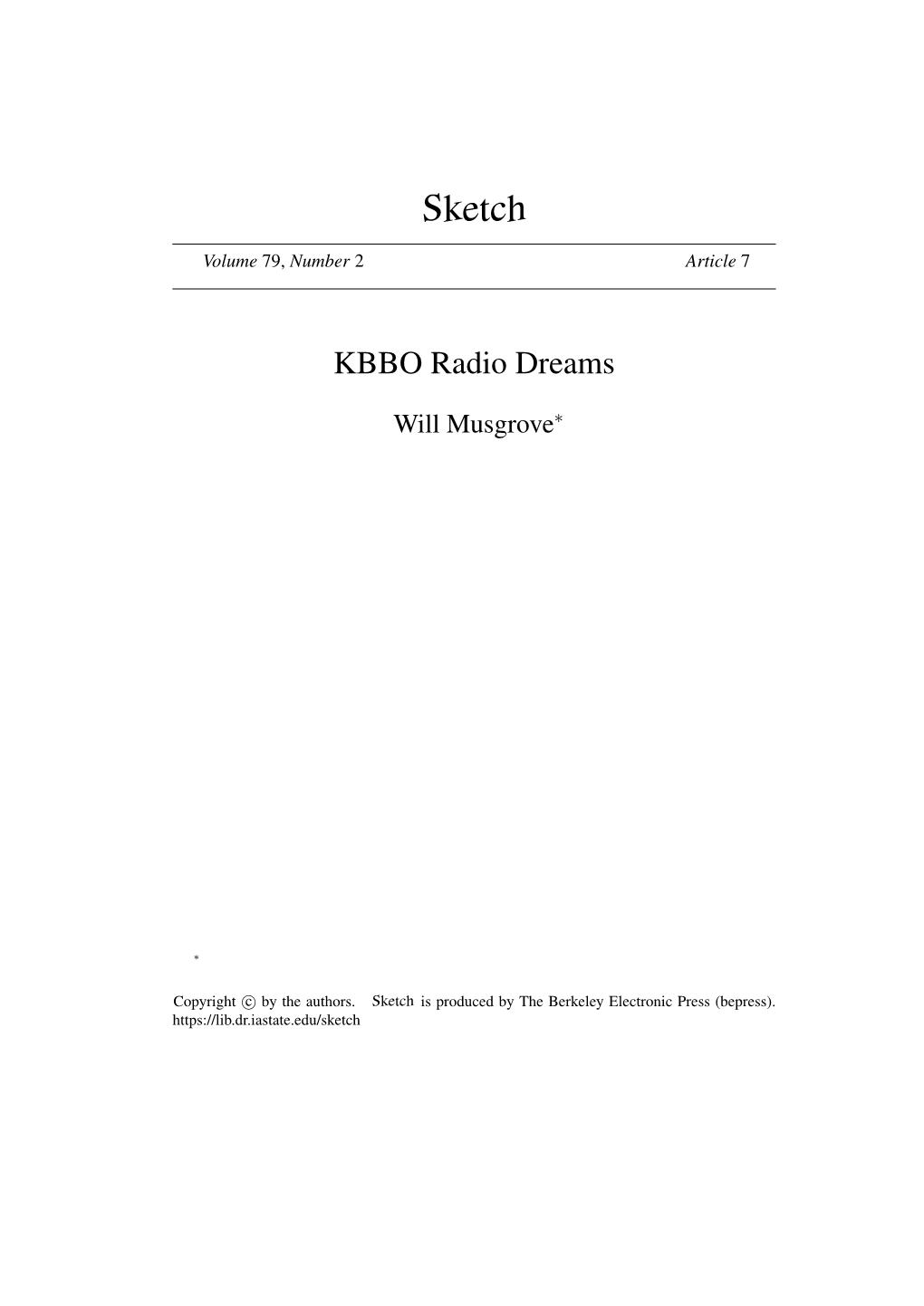 KBBO Radio Dreams
