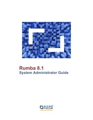 Rumba 8.1 System Administrator Guide