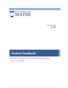 Introduction to the Student Handbook