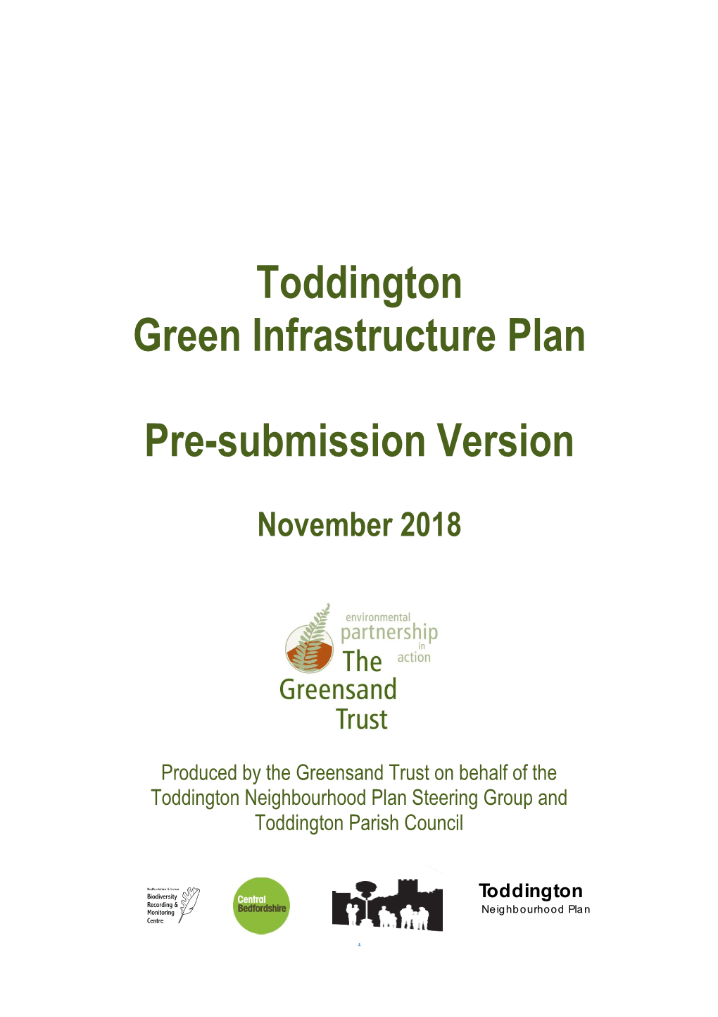 Green Infrastructure Plan November 2018