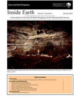 Cave and Karst Programs