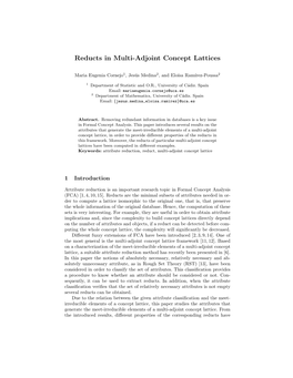 Reducts in Multi-Adjoint Concept Lattices
