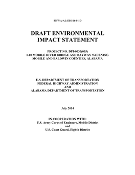 1 of 5 – Draft Environmental Impact Statement