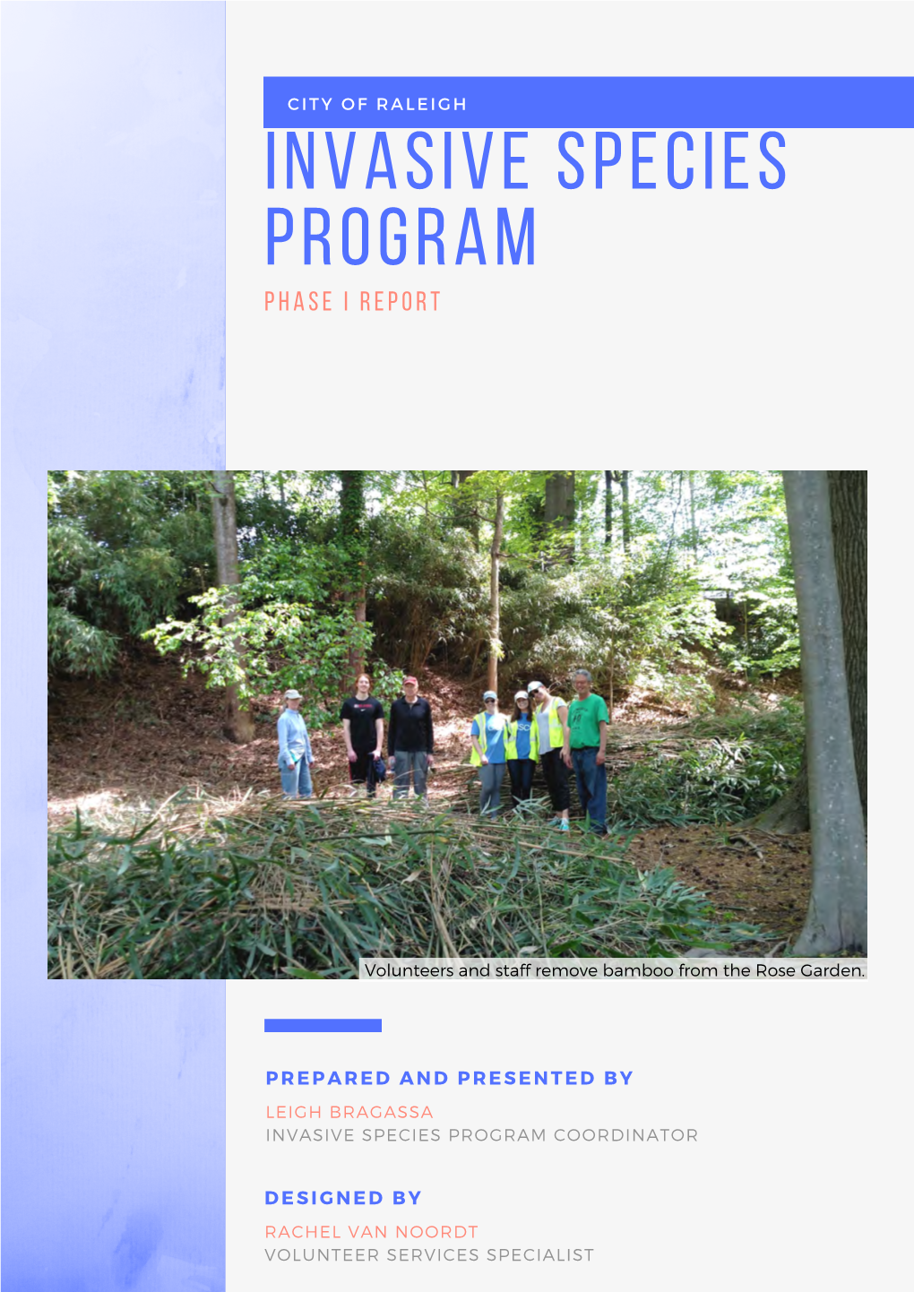 Invasive Species Program Report