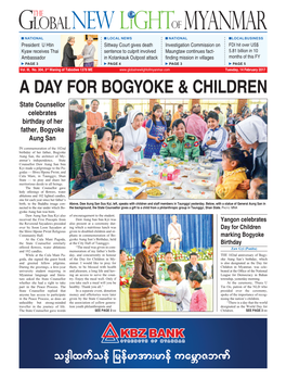 A Day for Bogyoke & Children