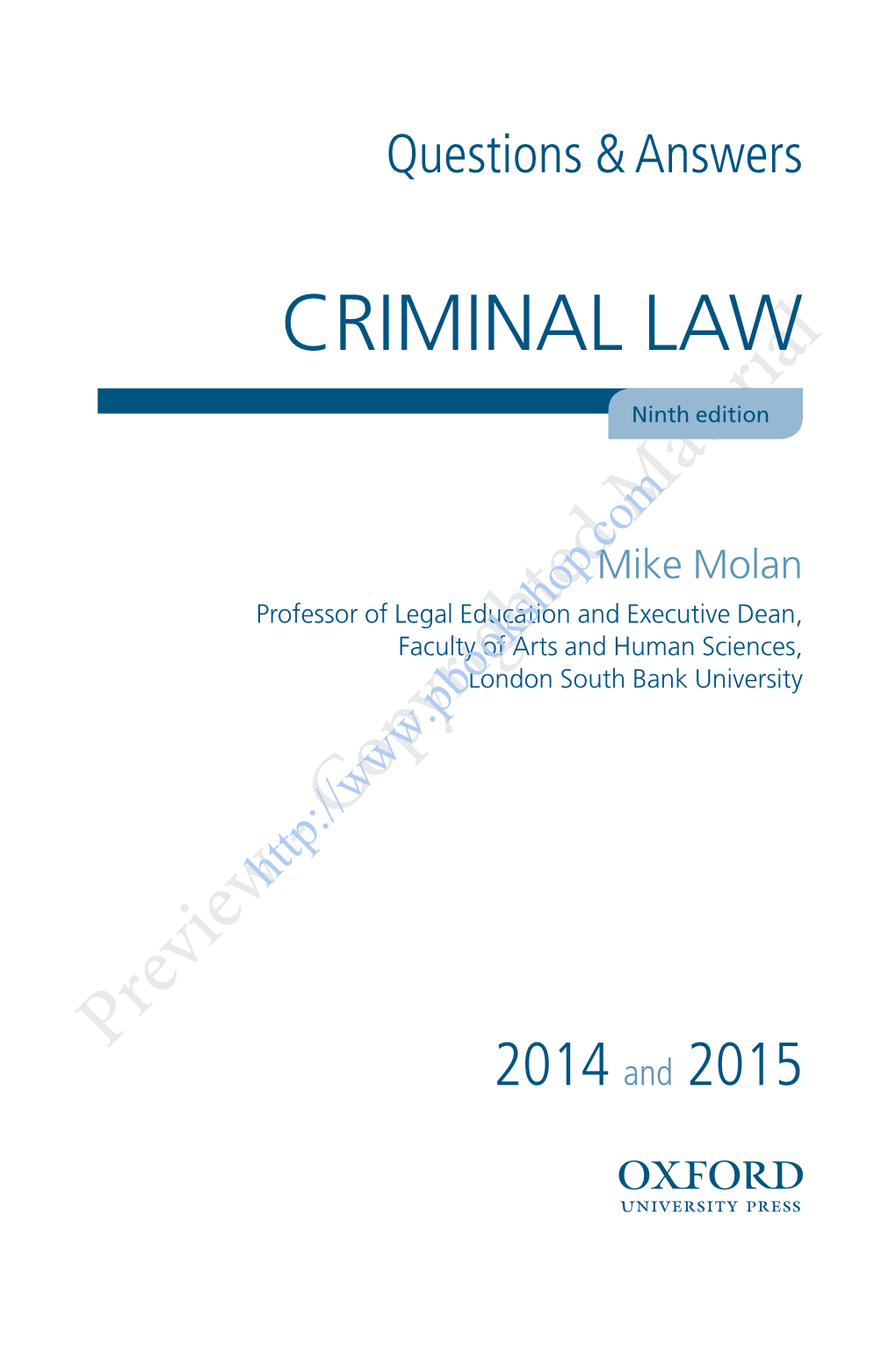 Criminal Law