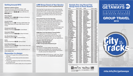 2019 Fall City Tracks Brochure