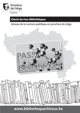 Charte Du Pass Bibliothèques Réseau De La Lecture Publique En Province De Liège