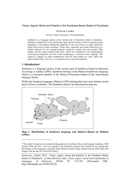 'Tense, Aspect, Mood and Polarity in the Sumbawa Besar Dialect Of