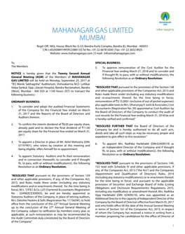 Mahanagar Gas Limited Mumbai