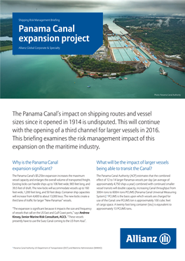 Panama Canal Expansion Project