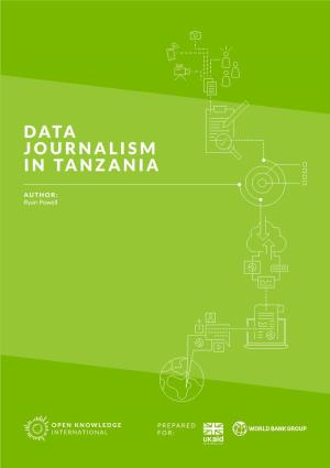 Data Journalism in Tanzania Subtitle Here