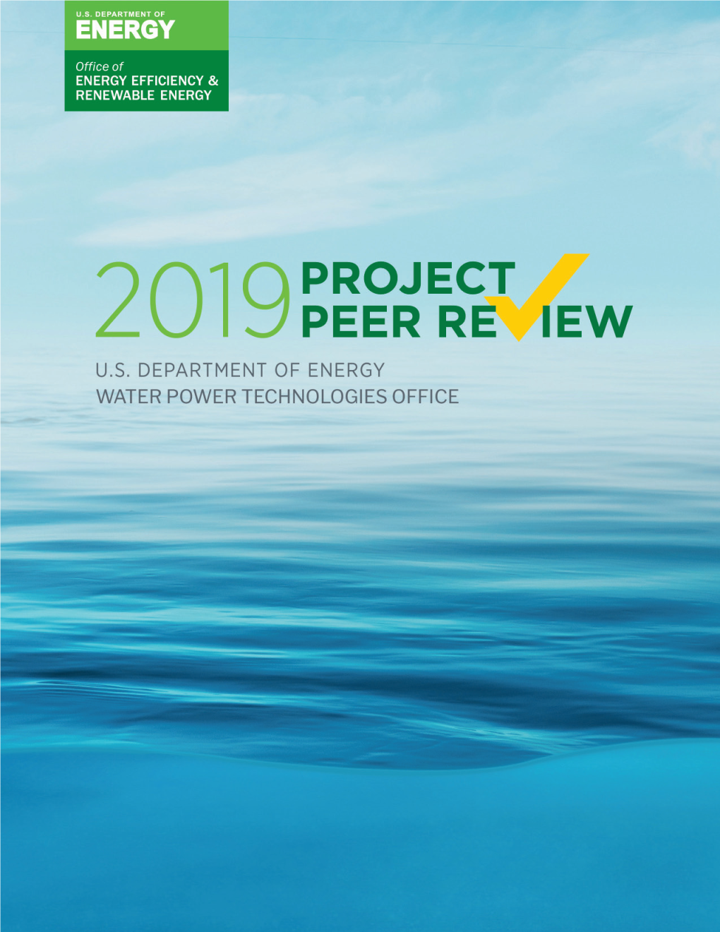 Water Power Technologies Office 2019 Peer Review Final Report