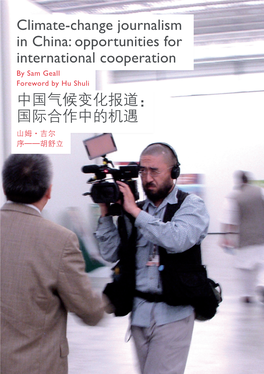 Climate-Change Journalism in China: Opportunities for International