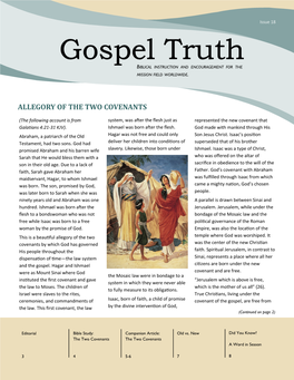 Gospel Truth 18: the Two Covenants