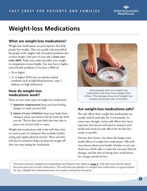 Weight-Loss Medications