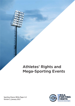 Athletes' Rights and Mega-Sporting Events