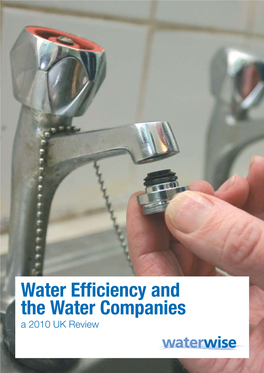 Water Efficiency and the Water Companies a 2010 UK Review Contents