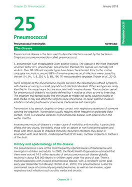 Green Book Chapter Pneumococcal Disease